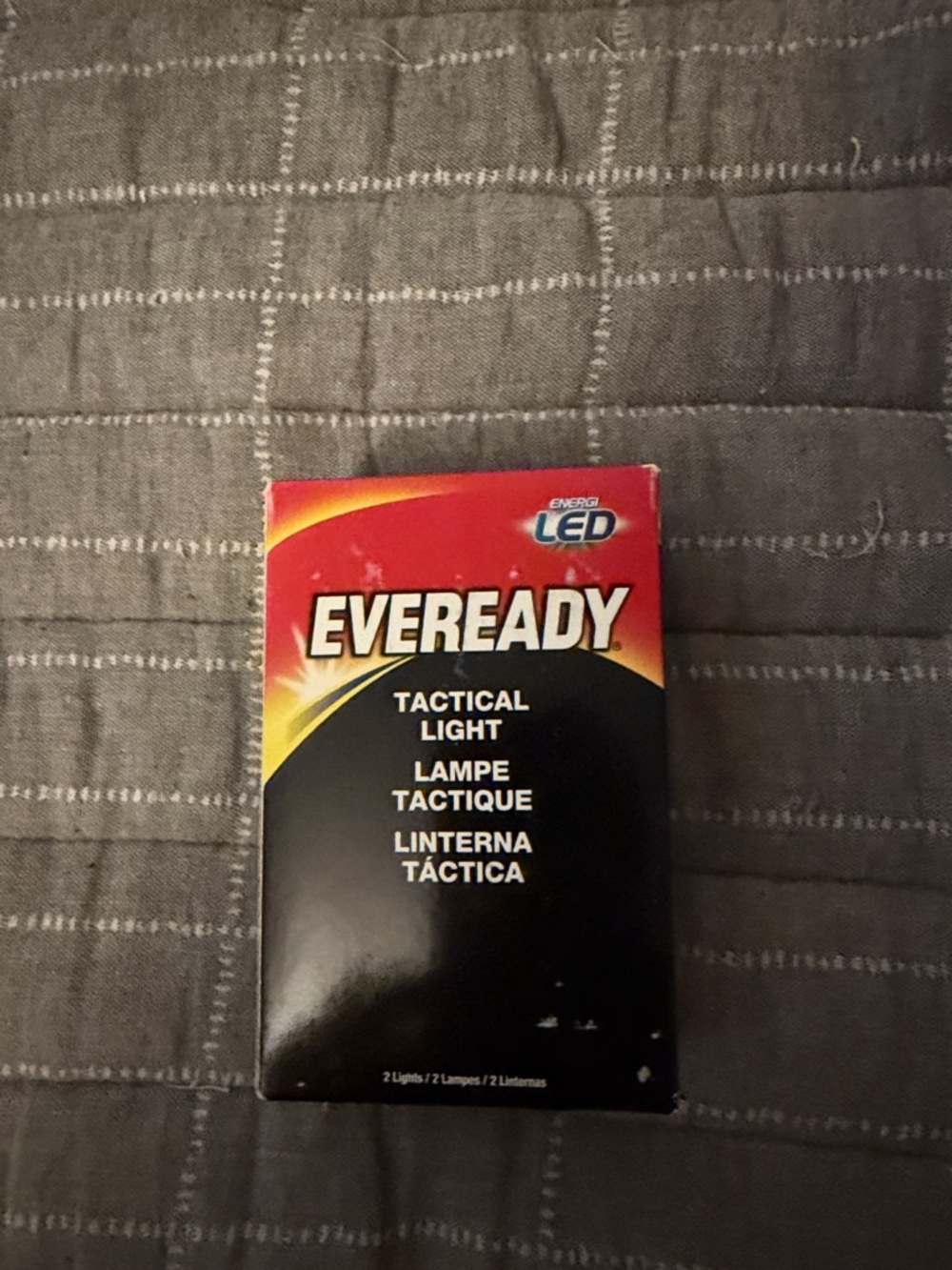 Eveready Tactical LED Light - Black & Red Box